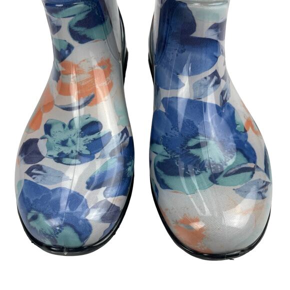 KAMIK Poppies Synthetic Rubber Rain Boots Sz 6 - Picture 8 of 10